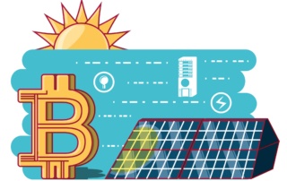 Solar bitcoin